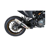 Ktm 390 Adventure Sw 2021-2024, Deeptone Inox, Slip-on exhaust including removable db killer and link pipe 