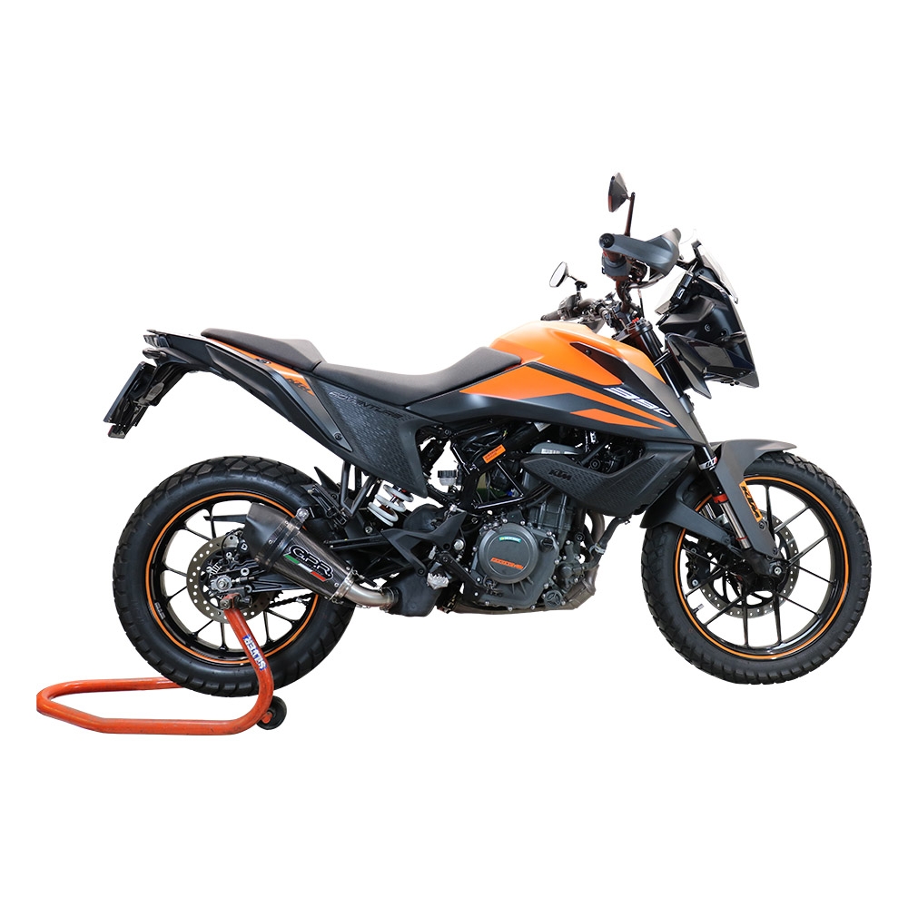 Ktm 250 Adventure Sw 2020-2024, GP Evo4 Poppy, Slip-on exhaust including removable db killer and link pipe 