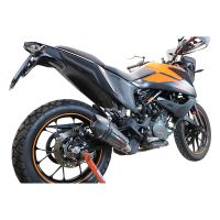 Ktm 250 Adventure Sw 2020-2024, GP Evo4 Poppy, Slip-on exhaust including removable db killer and link pipe 