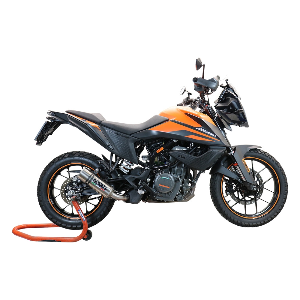 Ktm 390 Adventure Sw 2020-2020, M3 Inox , Slip-on exhaust including removable db killer and link pipe 