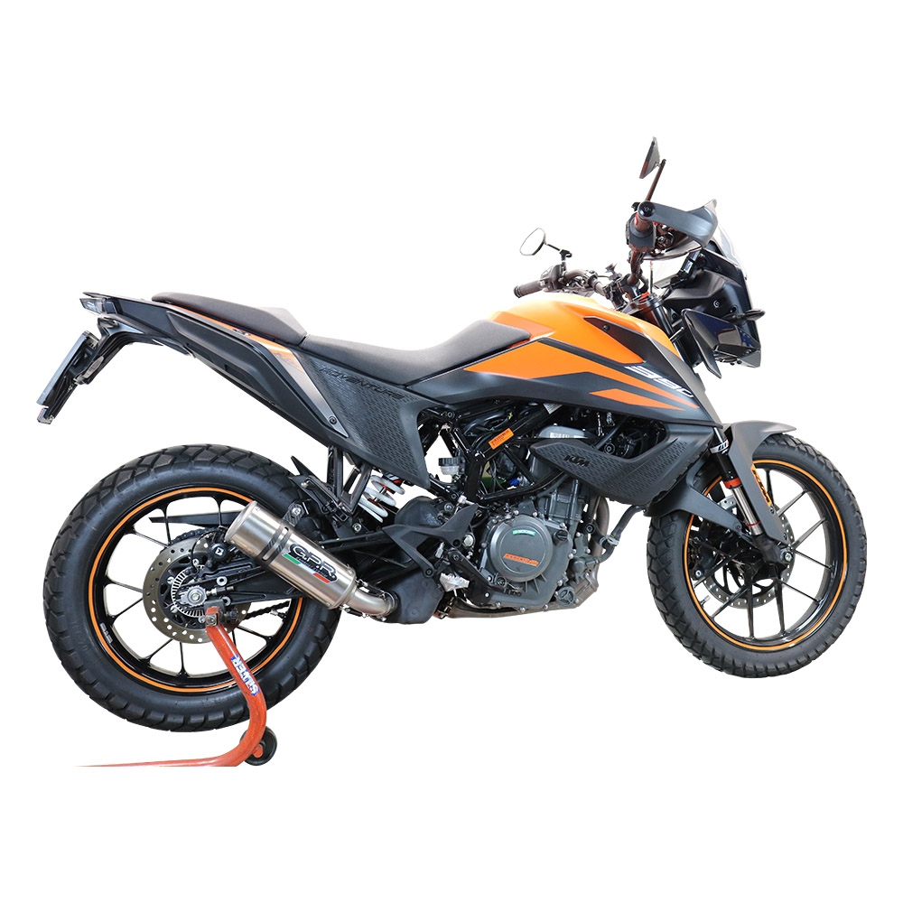 Ktm 390 Adventure Sw 2020-2020, M3 Inox , Slip-on exhaust including removable db killer and link pipe 