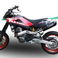 Husqvarna TE 410 E  2005-2006, Furore Poppy, Mid-Full system exhaust including removable db killer 