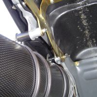 GPR exhaust compatible with  Husqvarna TE 410 E  2005-2006, Furore Nero, Mid-Full system exhaust including removable db killer 