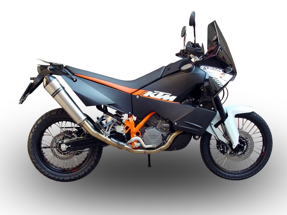 Ktm 990 Adventure - S  2006-2014, Gpe Ann. titanium, Full system exhaust, including removable db killer  