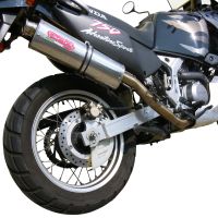 Honda Africa Twin XRV 750 RD07 1993-2003, Trioval, Slip-on exhaust including removable db killer and link pipe 