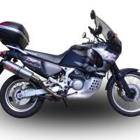 Honda Africa Twin XRV 750 RD07 1993-2003, Trioval, Slip-on exhaust including removable db killer and link pipe 