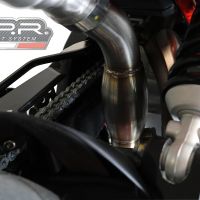 GPR exhaust compatible with  Aprilia Dorsoduro 900 2017-2020, Decatalizzatore, Decat pipe 