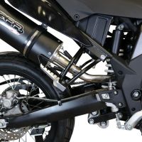 Aprilia Sx 125 2018-2020, Furore Evo4 Nero, Slip-on exhaust including removable db killer and link pipe 