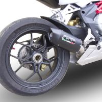 Mv Agusta Brutale 675 2012-2015, Furore Nero, Slip-on exhaust including removable db killer and link pipe 