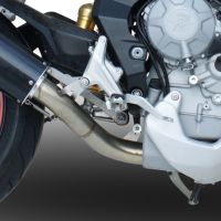 Mv Agusta Rivale / Stradale 800 2014-2016, Gpe Ann. titanium, Slip-on exhaust including removable db killer and link pipe 