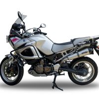 Yamaha XT1200Z Supertenere 2017-2020, GP Evo4 Titanium, Slip-on exhaust including removable db killer and link pipe 