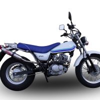 Suzuki Rv 125 Van Van 2003-2017, Deeptone Inox, Slip-on exhaust including removable db killer and link pipe 