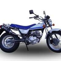 Suzuki Rv 125 Van Van 2003-2017, Furore Nero, Slip-on exhaust including removable db killer and link pipe 