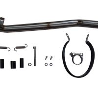 Suzuki Rv 125 Van Van 2003-2017, Furore Nero, Slip-on exhaust including link pipe 