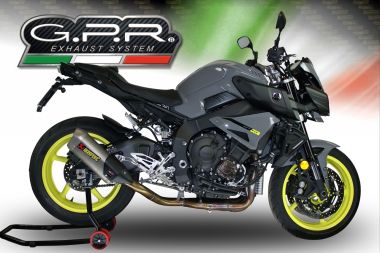 GPR exhaust compatible with  Yamaha FZ-10 2016-2024, Decatalizzatore, Decat pipe 