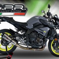 Yamaha FZ-10 2016-2024, Gpe Ann. titanium, Slip-on exhaust including link pipe 