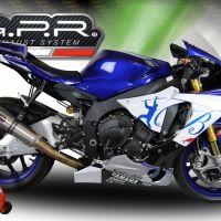 Yamaha R1 2017-2019, M3 Inox , Slip-on exhaust including link pipe 