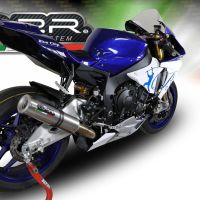 Yamaha R1 2017-2019, M3 Inox , Slip-on exhaust including link pipe 