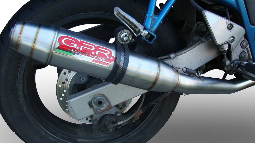 Suzuki Gsf 1200 Bandit - S  2005-2006, Deeptone Inox, Slip-on exhaust including removable db killer and link pipe 