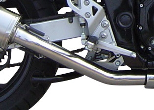 GPR exhaust compatible with  Suzuki Gsf 1200 Bandit - S  2005-2006, Gpe Ann. titanium, Slip-on exhaust including removable db killer and link pipe 