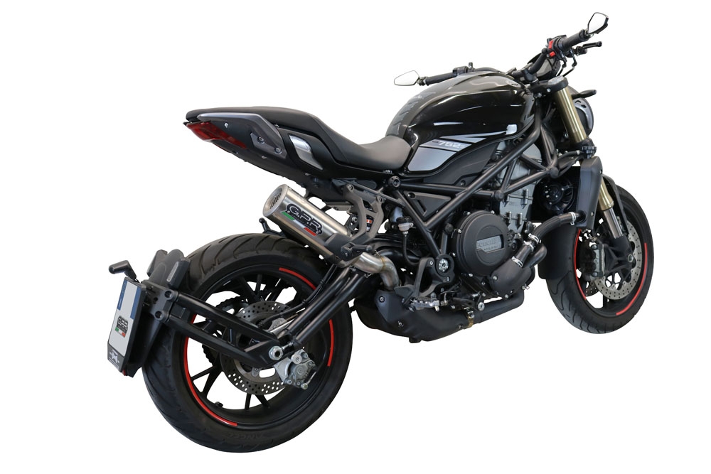 Benelli 752S 2019-2021, M3 Inox , Slip-on exhaust including removable db killer and link pipe 