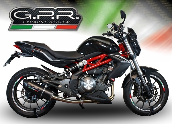 Benelli Bn 302 S 2015-2016, Furore Poppy, Slip-on exhaust including removable db killer and link pipe 