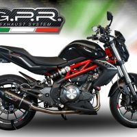 Benelli Bn 302 S 2015-2016, Furore Poppy, Slip-on exhaust including removable db killer and link pipe 