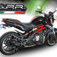 Benelli Bn 302 S 2017-2020, Furore Evo4 Nero, Slip-on exhaust including removable db killer and link pipe 