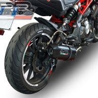 Benelli Bn 302 S 2015-2016, Furore Nero, Slip-on exhaust including removable db killer and link pipe 