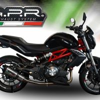 Benelli Bn 302 S 2015-2016, Gpe Ann. titanium, Slip-on exhaust including removable db killer and link pipe 