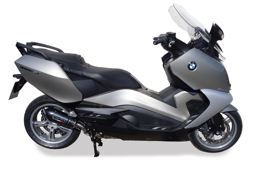 Bmw C650GT 2012-2015, Gpe Ann. Poppy, Slip-on exhaust including removable db killer and link pipe 