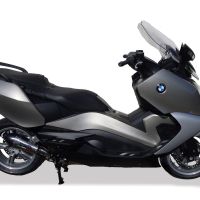 Bmw C650GT 2012-2015, Gpe Ann. titanium, Slip-on exhaust including removable db killer and link pipe 