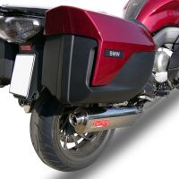 GPR exhaust compatible with  Bmw K1600GTL 2012-2016, Trioval, Dual slip-on including removable db killers and link pipes 