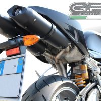 GPR exhaust compatible with  Bmw R1200S 2006-2008, Furore Nero, Dual slip-on including removable db killers and link pipes 