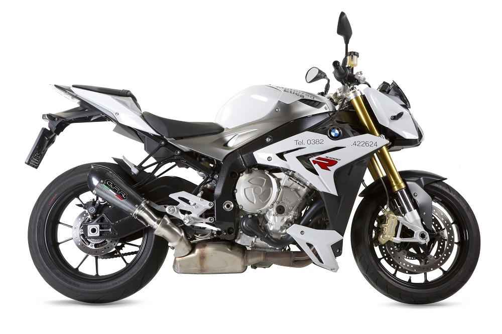 Bmw S1000R 2014-2016, Gpe Ann. Poppy, Slip-on exhaust including removable db killer and link pipe 