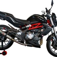 Benelli Bn 302 S 2015-2016, Deeptone Inox, Slip-on exhaust including removable db killer and link pipe 