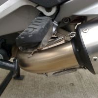 Moto Guzzi Breva 1100 4V  2005-2010, Trioval, Slip-on exhaust including removable db killer and link pipe 