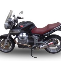 Moto Guzzi Breva 1100 4V  2005-2010, Gpe Ann. titanium, Slip-on exhaust including removable db killer and link pipe 