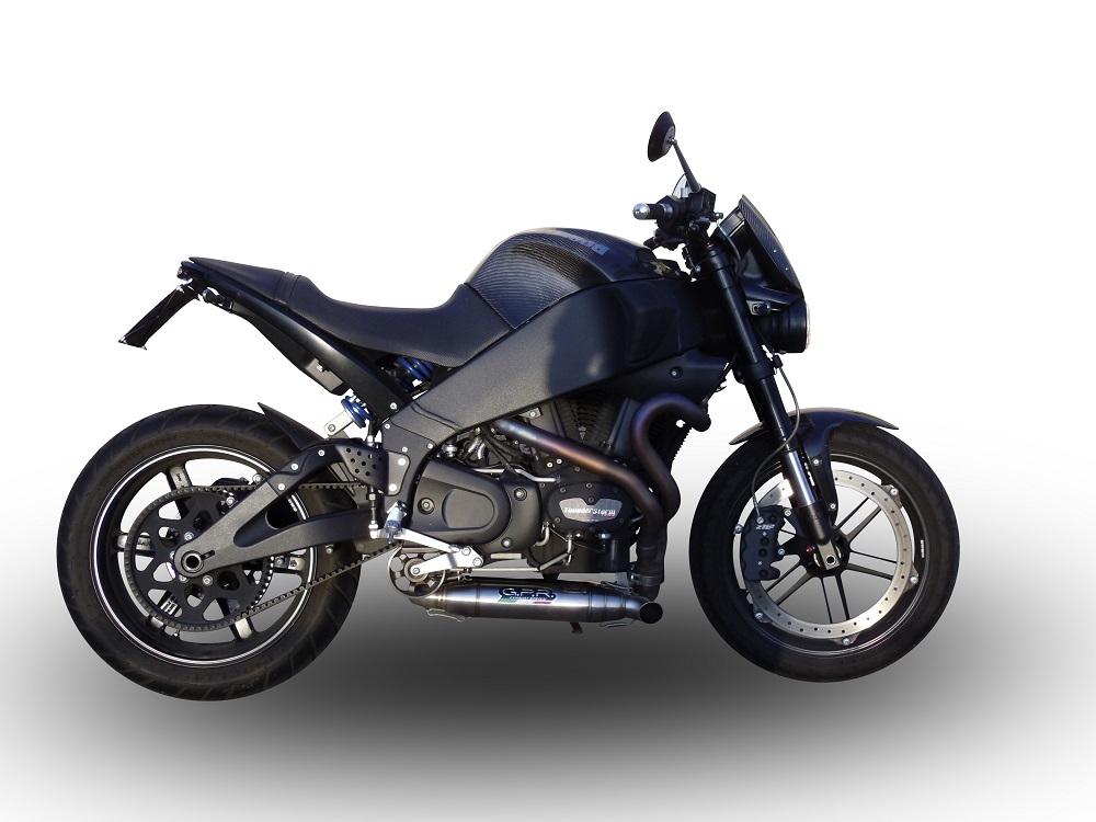 Buell XB9 2003-2007, Deeptone Inox, Dual slip-on including removable db killers and link pipes 