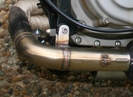 Buell S1 Lightning 1999-2002, Gpe Ann. Poppy, Slip-on exhaust including removable db killer and link pipe 