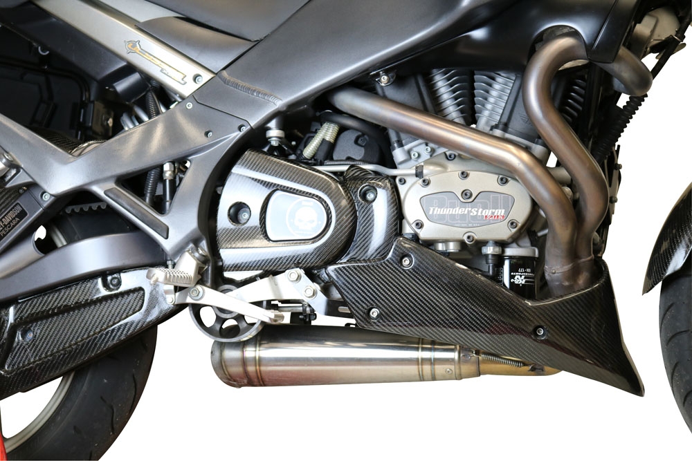 Buell UlySseses Xb 12 X 2003-2007, Powercone Evo, Slip-on exhaust including removable db killer and link pipe 