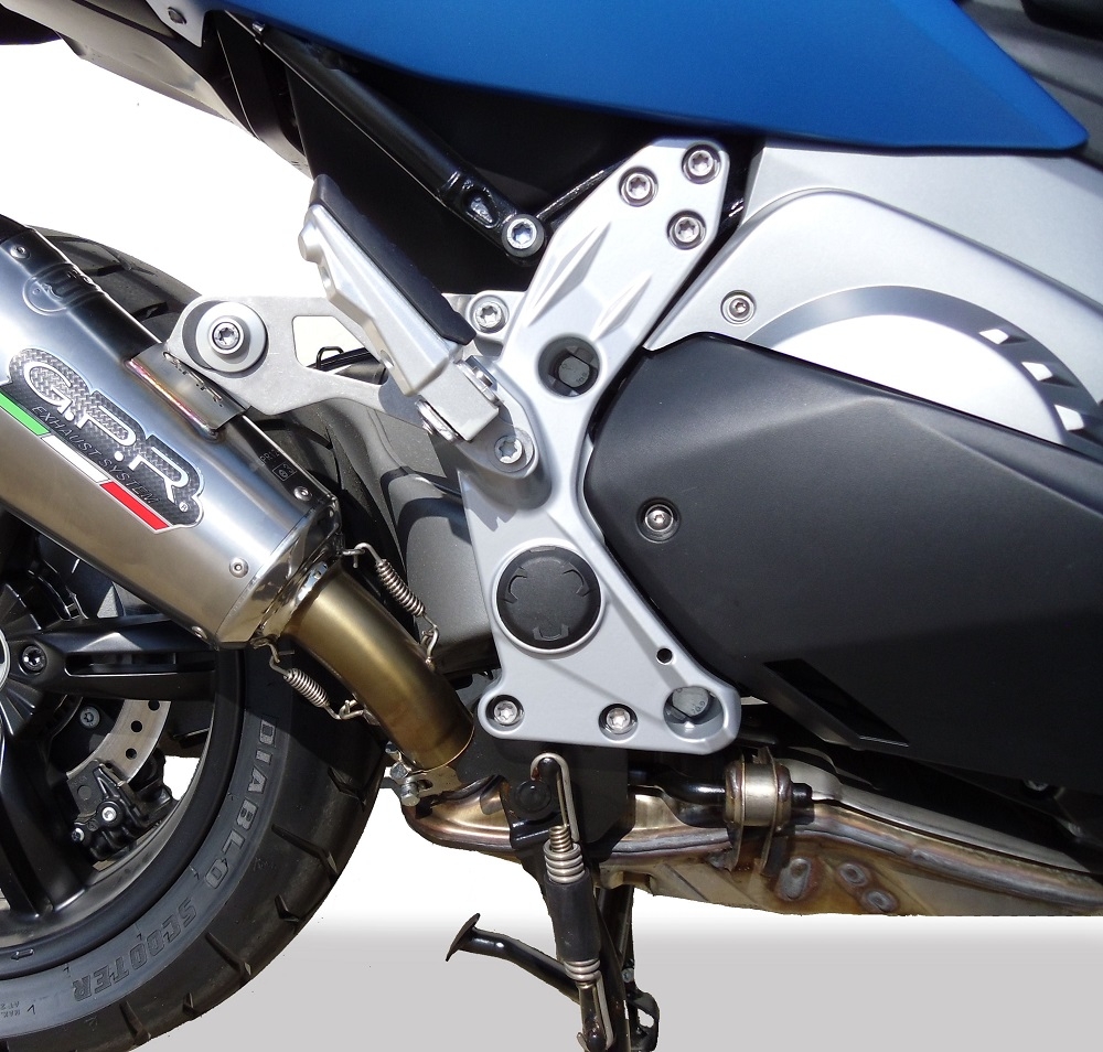 Bmw C600 Sport 2012-2016, Gpe Ann. titanium, Slip-on exhaust including removable db killer and link pipe 