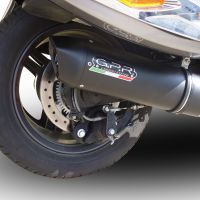 GPR exhaust compatible with  Can Am Spyder 1000 Rs - RSs  2013-2016, Furore Nero, Slip-on exhaust including removable db killer and link pipe 