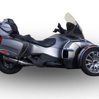 GPR exhaust compatible with  Can Am Spyder 1000 Rs - RSs  2013-2016, Gpe Ann. titanium, Slip-on exhaust including removable db killer and link pipe 