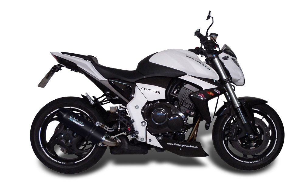 Honda CB1000R 2008-2014, Furore Nero, Slip-on exhaust including removable db killer and link pipe 