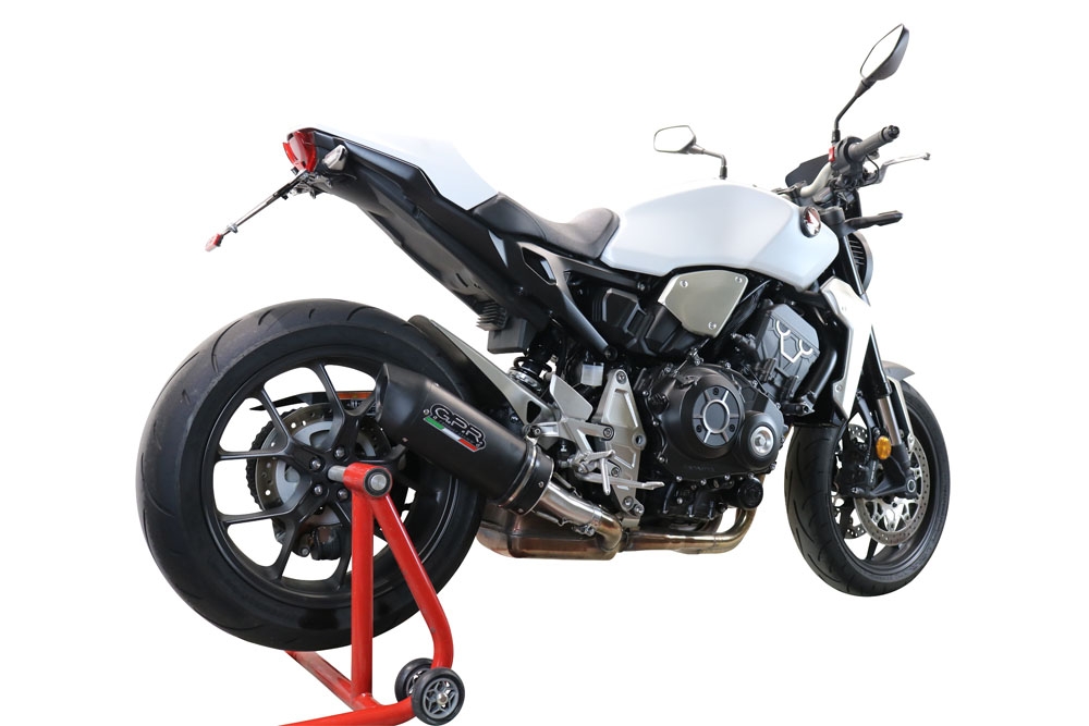 Honda CB1000R 2021-2024, Furore Evo4 Nero, Slip-on exhaust including removable db killer and link pipe 