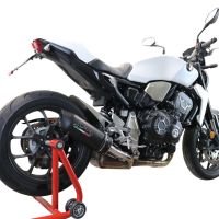 Honda CB1000R 2021-2024, Furore Evo4 Nero, Slip-on exhaust including removable db killer and link pipe 