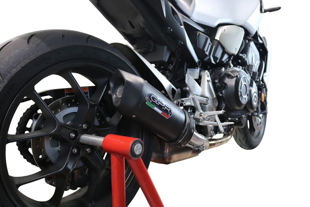 Honda CB1000R 2021-2024, Furore Evo4 Nero, Slip-on exhaust including removable db killer and link pipe 