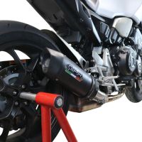 Honda CB1000R 2021-2024, Furore Evo4 Nero, Slip-on exhaust including removable db killer and link pipe 