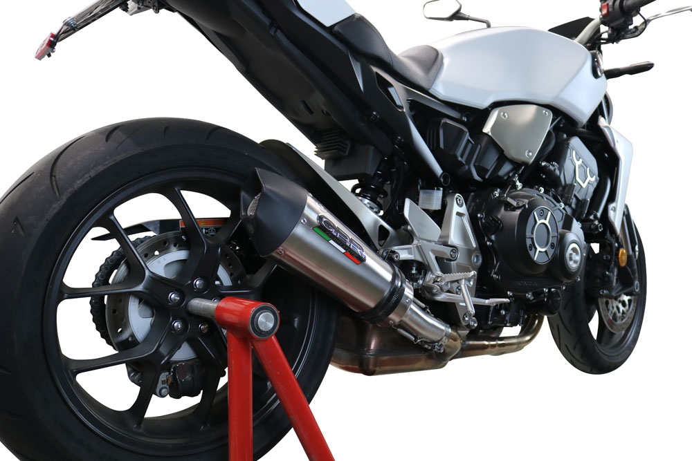 Honda CB1000R 2021-2024, GP Evo4 Titanium, Slip-on exhaust including removable db killer and link pipe 